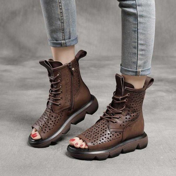 sandals summer cool boots female fish mouth slope heel high thick bottom hollow roman, Black
sandals summer cool boots female fish mouth slope heel high thick bottom hollow roman, Black