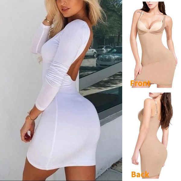women's shapers women full slip shapewear dress adjustable spaghetti modeling strap tummy control camisole slimming underwear body shap, Black;white
women's shapers women full slip shapewear dress adjustable spaghetti modeling strap tummy control camisole slimming underwear body shap, Black;white