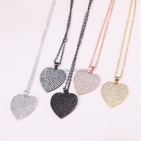 pendant necklaces 10 strands zyunz cz micro pave mixed color cubic zirconia crystal heart necklace fashion jewelry, Silver
pendant necklaces 10 strands zyunz cz micro pave mixed color cubic zirconia crystal heart necklace fashion jewelry, Silver