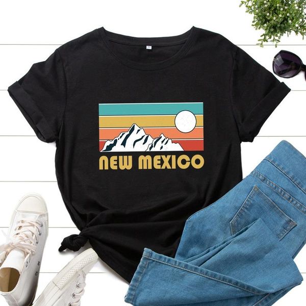 women's t-shirt summer women 100% cotton short sleeve mountain letter print female graphic fashion casual t shirt ladies o-neck tee, White
women's t-shirt summer women 100% cotton short sleeve mountain letter print female graphic fashion casual t shirt ladies o-neck tee, White