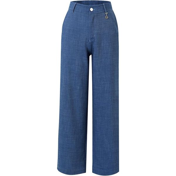 women's jeans summer fashion and comfortable nine points loose wide-leg slim pants, Blue
women's jeans summer fashion and comfortable nine points loose wide-leg slim pants, Blue