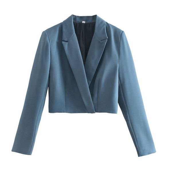 women summer solid short blazers coats long sleeve single button female elegant ol street blazer outerwear 210513, White;black
women summer solid short blazers coats long sleeve single button female elegant ol street blazer outerwear 210513, White;black