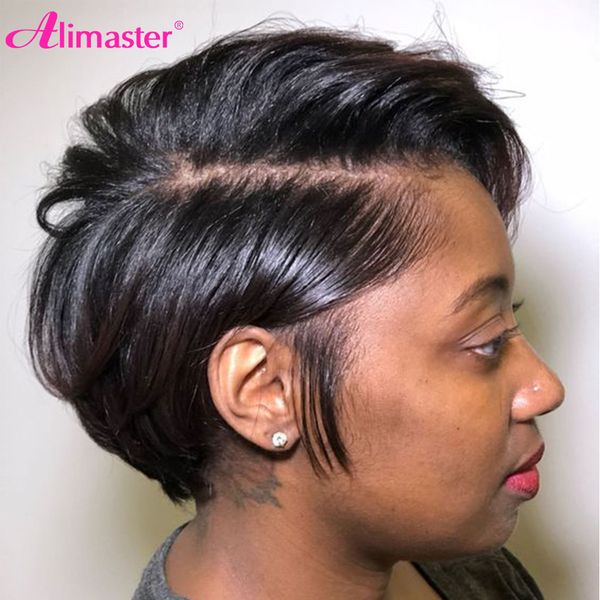 short pixie cut wig lace front human hair wigs for women transparent straight frontal wig side part bob wig short lace part wigs, Black
short pixie cut wig lace front human hair wigs for women transparent straight frontal wig side part bob wig short lace part wigs, Black