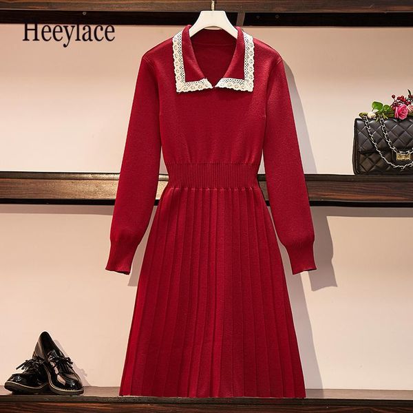 casual dresses plus size women korean basic knitting sweater dress autumn winter long sleeve loose elegant vintage a-line vestido, Black;gray
casual dresses plus size women korean basic knitting sweater dress autumn winter long sleeve loose elegant vintage a-line vestido, Black;gray