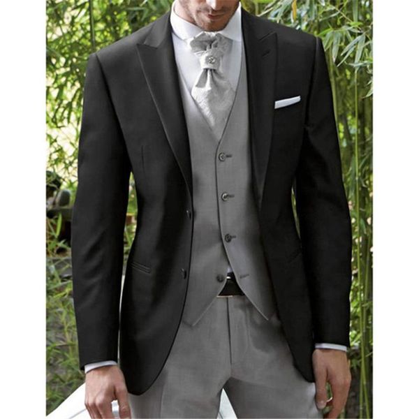 men's suits & blazers smoking two buttons groom tuxedos groomsmen mens wedding prom bridegroom (jacket+pants+vest), White;black
men's suits & blazers smoking two buttons groom tuxedos groomsmen mens wedding prom bridegroom (jacket+pants+vest), White;black