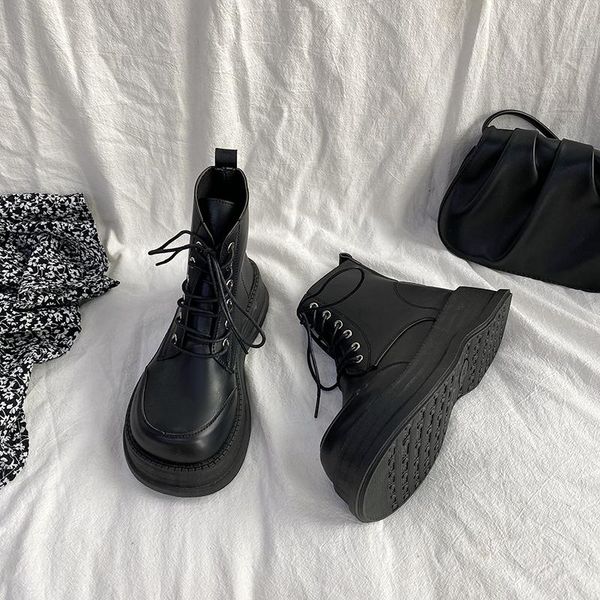 boots white ankle rock shoes woman boots-women flat heel round toe lace up luxury designer low rubber 2021 autumn lolita fashion, Black
boots white ankle rock shoes woman boots-women flat heel round toe lace up luxury designer low rubber 2021 autumn lolita fashion, Black