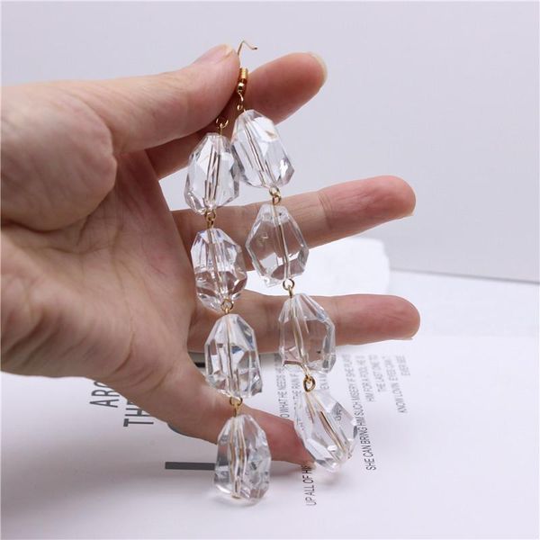 dangle & chandelier design fashion multi-layered anisotropic transparent bead long earrings natural texture handmade statement earring for w, Silver
dangle & chandelier design fashion multi-layered anisotropic transparent bead long earrings natural texture handmade statement earring for w, Silver