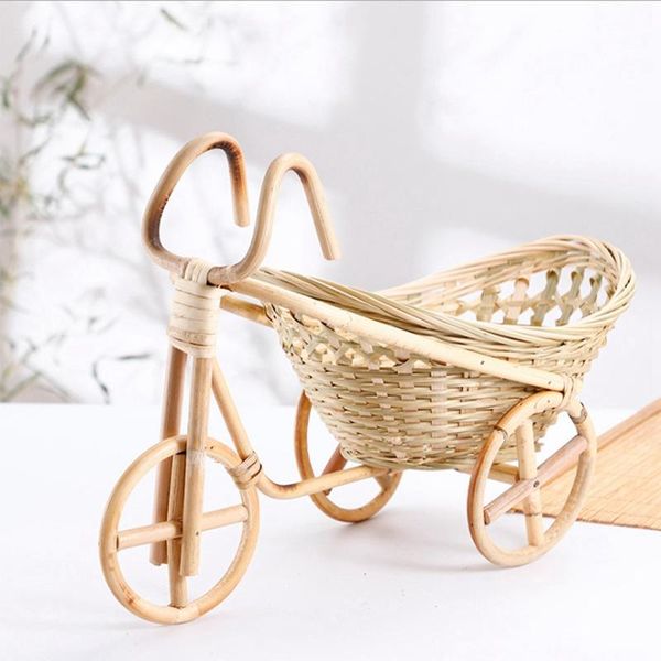storage baskets handmade natural woven fruit basket tricycle shape food organizer bread kitchen craft for desk decoration
storage baskets handmade natural woven fruit basket tricycle shape food organizer bread kitchen craft for desk decoration