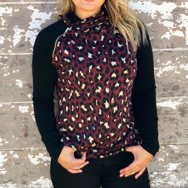 women's hoodies & sweatshirts leopard and sweatshirt women long sleeve turtleneck autumn winter ladies truien dames loose streetwear, Black
women's hoodies & sweatshirts leopard and sweatshirt women long sleeve turtleneck autumn winter ladies truien dames loose streetwear, Black