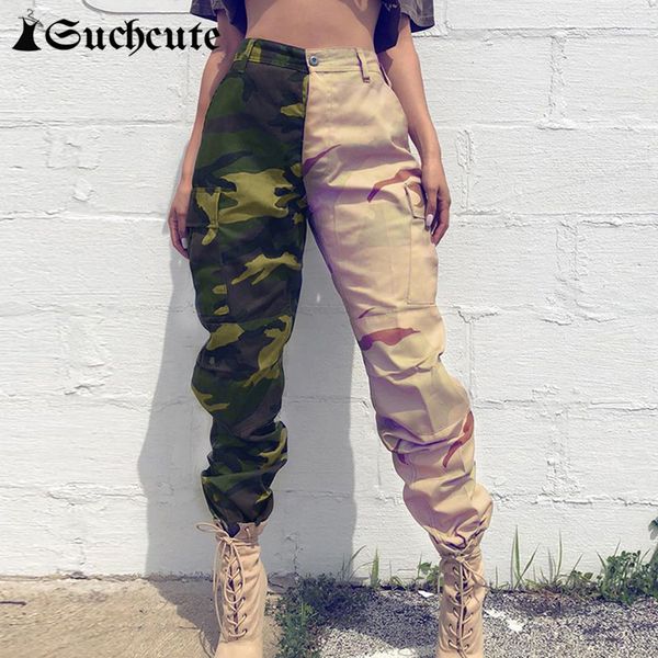 women's jumpsuits & rompers camouflage patchwork women cargo pants high waist ladies joggers autumn streetwear fashion 90s trouser, Black;white
women's jumpsuits & rompers camouflage patchwork women cargo pants high waist ladies joggers autumn streetwear fashion 90s trouser, Black;white