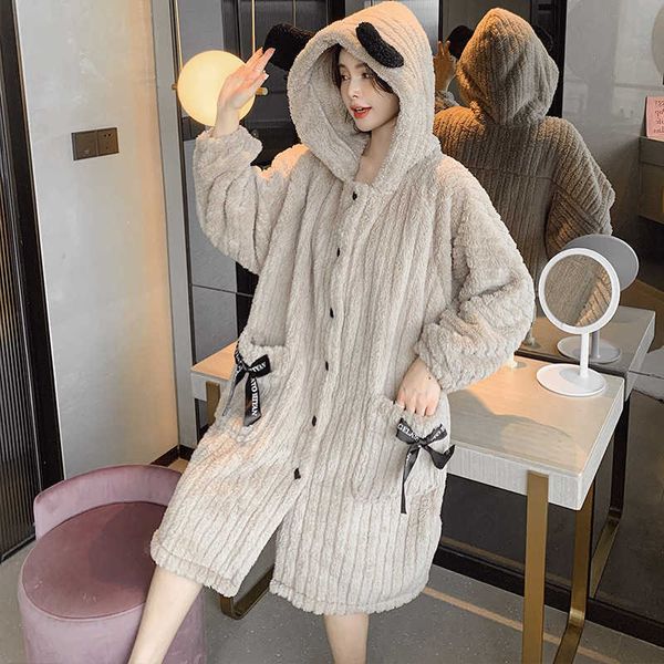 new flannel autumn and winter pajamas women's long sleeved coral velvet warm and lovely sweet home clothes nightgown 30cz06 womens unde, Black;red
new flannel autumn and winter pajamas women's long sleeved coral velvet warm and lovely sweet home clothes nightgown 30cz06 womens unde, Black;red