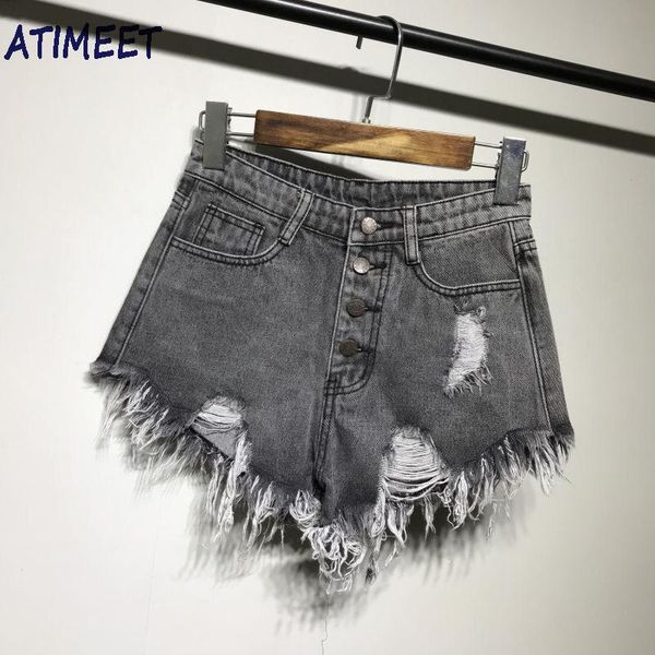 women fashion denim shorts plus size summer casual style ripped jeans women's, Blue
women fashion denim shorts plus size summer casual style ripped jeans women's, Blue
