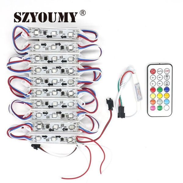 ic 3led/pcs rgb led pixel digital module string light waterproof dc12v + 1pcs controller modules
ic 3led/pcs rgb led pixel digital module string light waterproof dc12v + 1pcs controller modules
