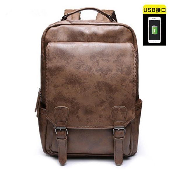backpack vintage men's convertible pu leather small satchel sling college school bag casual daypack
backpack vintage men's convertible pu leather small satchel sling college school bag casual daypack