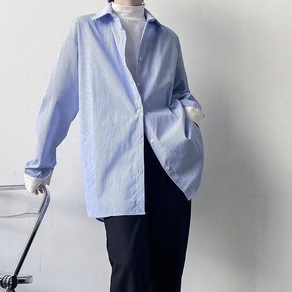 men's dress shirts cotton striped men fashion business society mens korean loose oversize long-sleeved casual, White;black
men's dress shirts cotton striped men fashion business society mens korean loose oversize long-sleeved casual, White;black