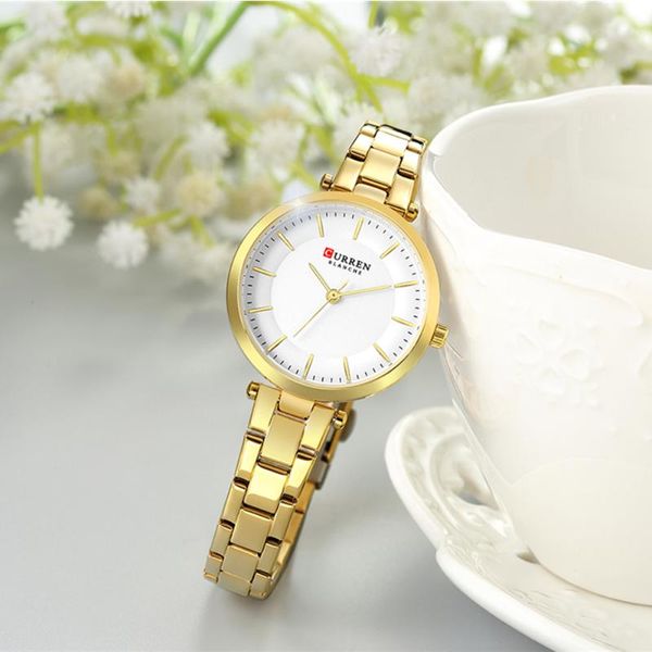 wristwatches curren women watches stainless steel dial quartz clock simple ladies elegant wrist female, Slivery;brown
wristwatches curren women watches stainless steel dial quartz clock simple ladies elegant wrist female, Slivery;brown