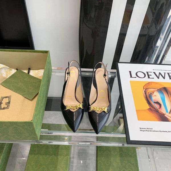 sandals chain paint single shoes pointed high heels customized back hollow shallow mouth button temperament metal women's, Black
sandals chain paint single shoes pointed high heels customized back hollow shallow mouth button temperament metal women's, Black
