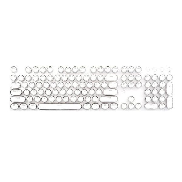 104-key retro round keycaps double lens diy typewriter for backlit mechanical keyboard keyboards
104-key retro round keycaps double lens diy typewriter for backlit mechanical keyboard keyboards