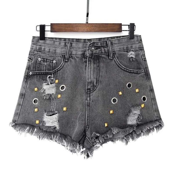 short jean rivet bronzing hole mid waist denim s slim plus size fashion 210601, White;black
short jean rivet bronzing hole mid waist denim s slim plus size fashion 210601, White;black