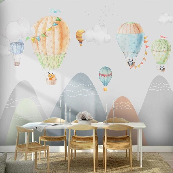 wallpapers custom po modern simple hand painted children's room air balloon mountain girl bedroom cartoon mural non-woven wallpaper
wallpapers custom po modern simple hand painted children's room air balloon mountain girl bedroom cartoon mural non-woven wallpaper