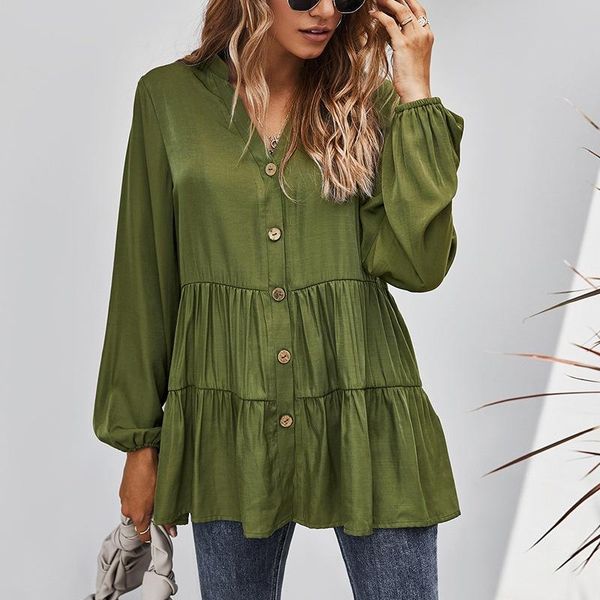 women's blouses & shirts blouse casual elegant v-neck long sleeve tunic summer autumn floral print, White
women's blouses & shirts blouse casual elegant v-neck long sleeve tunic summer autumn floral print, White