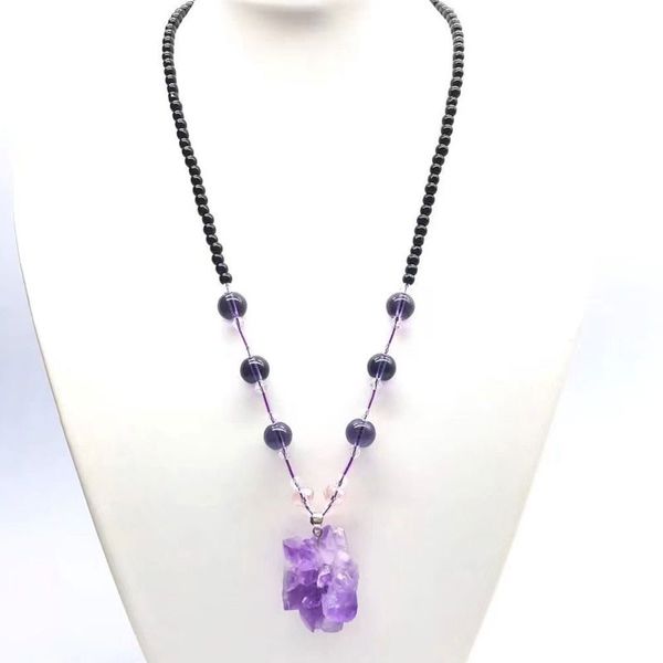irregular natural crystal stone beaded pendant necklaces for women girl fashion party club decor sweater chain jewelry, Silver
irregular natural crystal stone beaded pendant necklaces for women girl fashion party club decor sweater chain jewelry, Silver