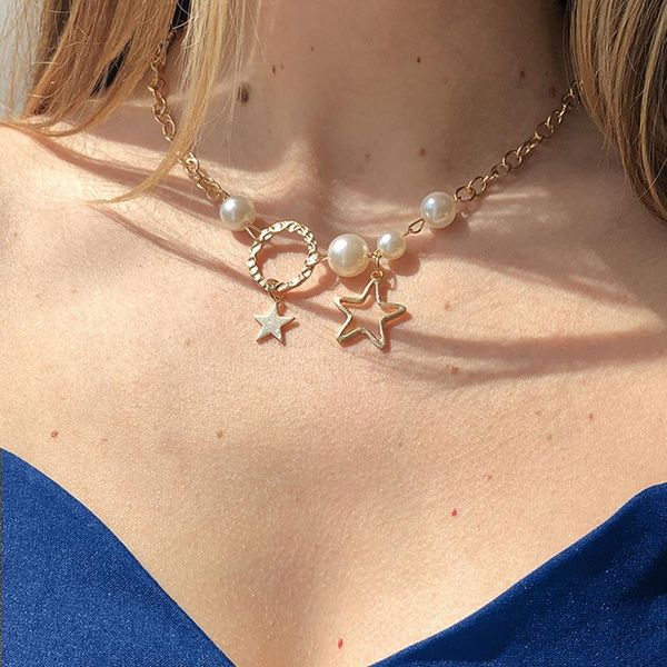 pendant necklaces y2k jewelry star pearl necklace for women metal vintage fashion punk harajuku charms 8090s aesthetic gifts, Silver
pendant necklaces y2k jewelry star pearl necklace for women metal vintage fashion punk harajuku charms 8090s aesthetic gifts, Silver
