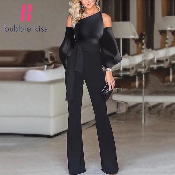 women's jumpsuits & rompers 2021 ladies off shoulder bubble sleeve pants elegant solid color casual lantern retro fashion woman's, Black;white
women's jumpsuits & rompers 2021 ladies off shoulder bubble sleeve pants elegant solid color casual lantern retro fashion woman's, Black;white