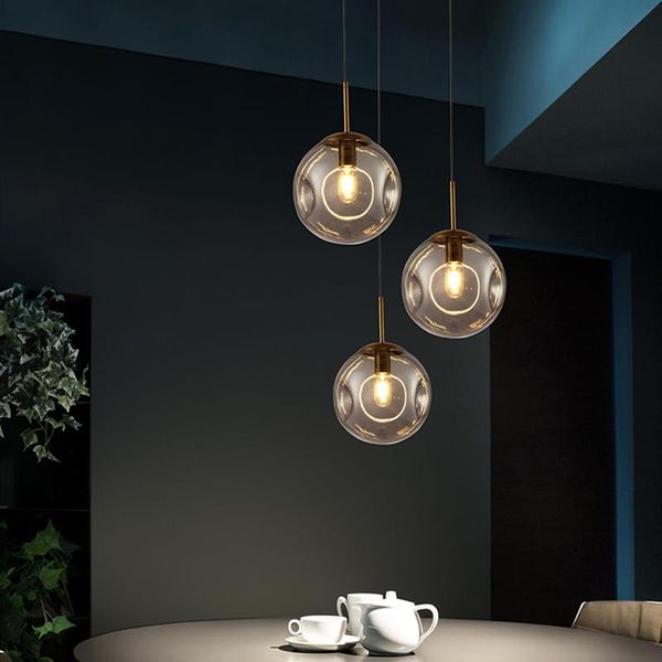 pendant lamps nordic modern lights creative glass ball e27 hanging for dining room bedroom decor loft luminaire light fixtures
pendant lamps nordic modern lights creative glass ball e27 hanging for dining room bedroom decor loft luminaire light fixtures