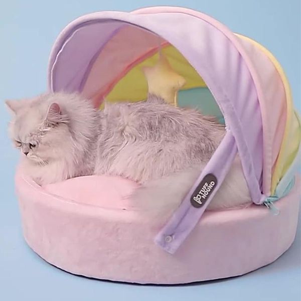 cat beds & furniture rainbow bed soft pet sleeping pad deep sleep litter kennel comfortable breathable dog house star toy dual-use
cat beds & furniture rainbow bed soft pet sleeping pad deep sleep litter kennel comfortable breathable dog house star toy dual-use