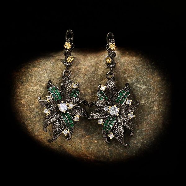dangle & chandelier vintage bohemian black gold diamond flower green zircon earrings creative 925 silver women's jewelry
dangle & chandelier vintage bohemian black gold diamond flower green zircon earrings creative 925 silver women's jewelry