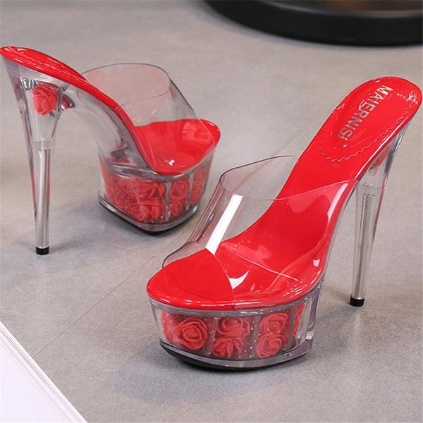 high heels 5cm platfrom women slipper flowers waterproof sandals lady transparent crystal wedding purple pole dance shoes slippers, Black
high heels 5cm platfrom women slipper flowers waterproof sandals lady transparent crystal wedding purple pole dance shoes slippers, Black