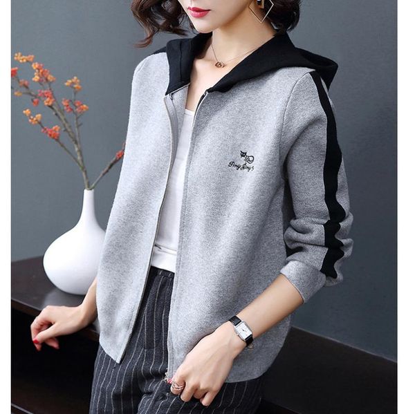women's trench coats hooded sweater loose zip-up jacket 2021 spring and autumn student velvet hoodie korean-style sports cardigan, Tan;black
women's trench coats hooded sweater loose zip-up jacket 2021 spring and autumn student velvet hoodie korean-style sports cardigan, Tan;black