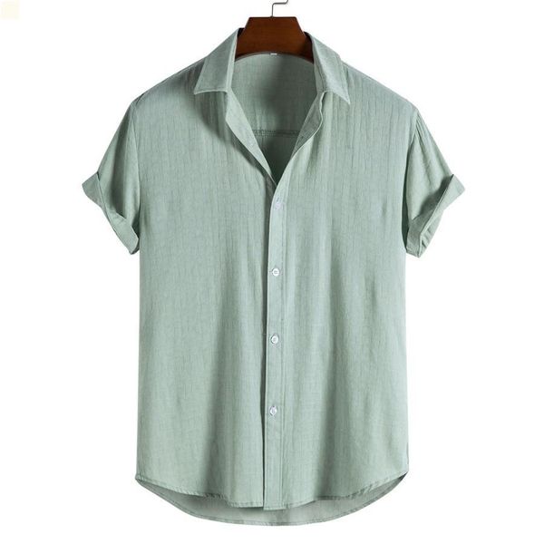 man t shirts simplicity men clothing luxurys tshirt homme dress men's button up collared cardigan summer vintage clothes 2021 crop fash, White;black
man t shirts simplicity men clothing luxurys tshirt homme dress men's button up collared cardigan summer vintage clothes 2021 crop fash, White;black