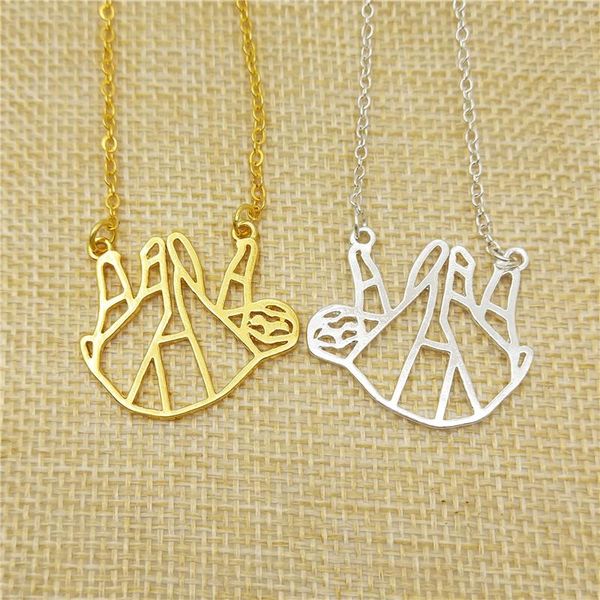 pendant necklaces dropship fashion cartoon origami sloth necklace women chain crazy animal city jewelry trendy gift steampunk, Silver
pendant necklaces dropship fashion cartoon origami sloth necklace women chain crazy animal city jewelry trendy gift steampunk, Silver