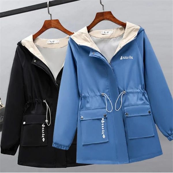 women's trench coats 2021 fashion jacket coat women long sleeve hooded basic jackets plus size windbreaker female casual oversize outer, Tan;black
women's trench coats 2021 fashion jacket coat women long sleeve hooded basic jackets plus size windbreaker female casual oversize outer, Tan;black