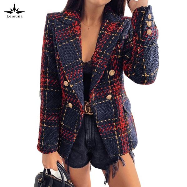 women's jackets leiouna slim long full high street v-neck plaid women autumn coat 2021 fashion streetwear basic female jacket cloak cek, Black;brown
women's jackets leiouna slim long full high street v-neck plaid women autumn coat 2021 fashion streetwear basic female jacket cloak cek, Black;brown