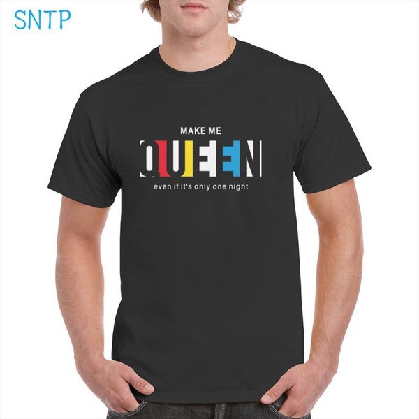 men's t-shirts creative make me queen t shirt even if it only one night letters casual t-shirt 100% cotton clothes female/man, White;black
men's t-shirts creative make me queen t shirt even if it only one night letters casual t-shirt 100% cotton clothes female/man, White;black