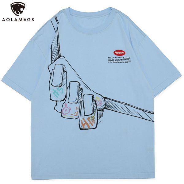 men's polos aolamegs funny man's shirt hand painted sack impression male will see casual high street college couple streetwear, White;black
men's polos aolamegs funny man's shirt hand painted sack impression male will see casual high street college couple streetwear, White;black