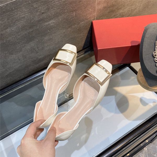 ladies genuine leather dress shoes classic small square toe sandals fashion flat shoe breathable full metal buckle size 35-40, Black
ladies genuine leather dress shoes classic small square toe sandals fashion flat shoe breathable full metal buckle size 35-40, Black