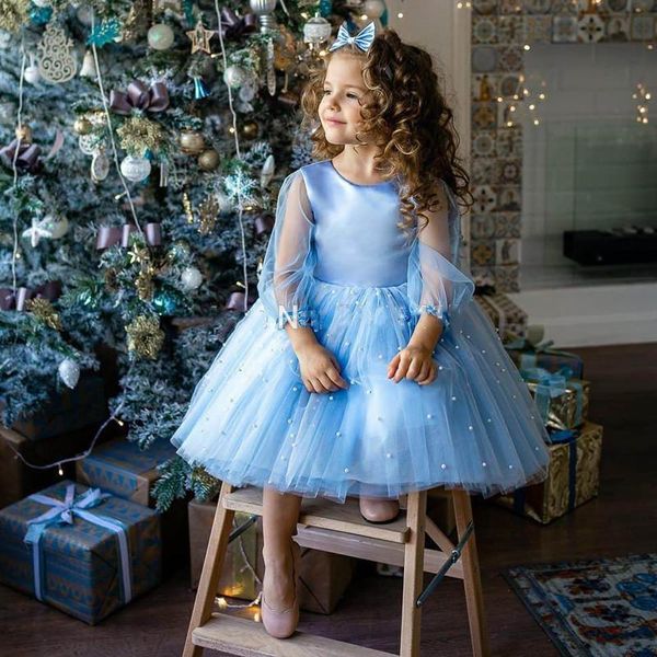 sky blue tulle ball gown flower girl dresses for weddings pearls long sleeve baby girls birthday party dress girl's, Red;yellow
sky blue tulle ball gown flower girl dresses for weddings pearls long sleeve baby girls birthday party dress girl's, Red;yellow