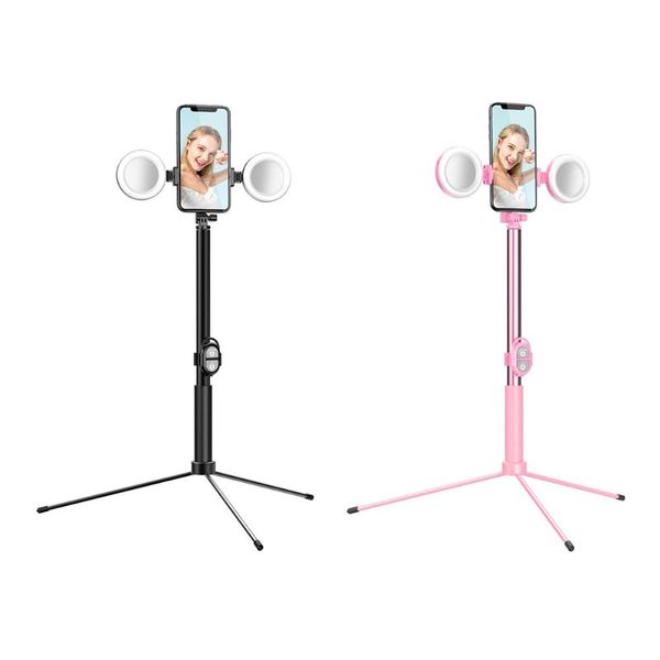 selfie monopods 67 inch extendable stick tripod for android smartphone with 2 dimmable led ring lights makeup mirrors
selfie monopods 67 inch extendable stick tripod for android smartphone with 2 dimmable led ring lights makeup mirrors