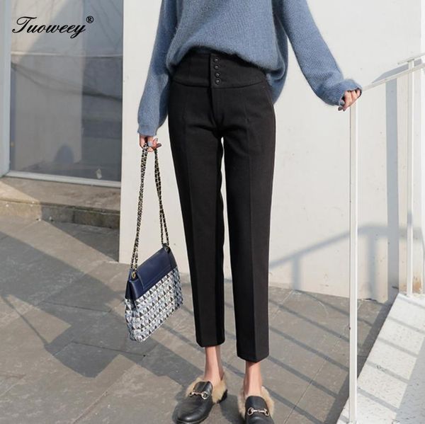 women's pants & capris women mid waist suit plus size casual work ol 2021 spring autumn career button fashion pencil trousers, Black;white
women's pants & capris women mid waist suit plus size casual work ol 2021 spring autumn career button fashion pencil trousers, Black;white