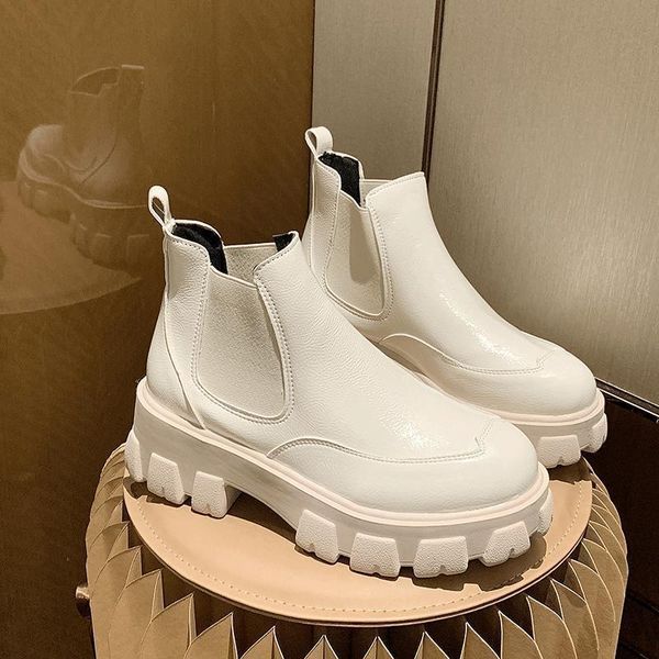 boots spring autumn patent leather ankle women motorcycle female shoes woman thick sole punk beige black
boots spring autumn patent leather ankle women motorcycle female shoes woman thick sole punk beige black