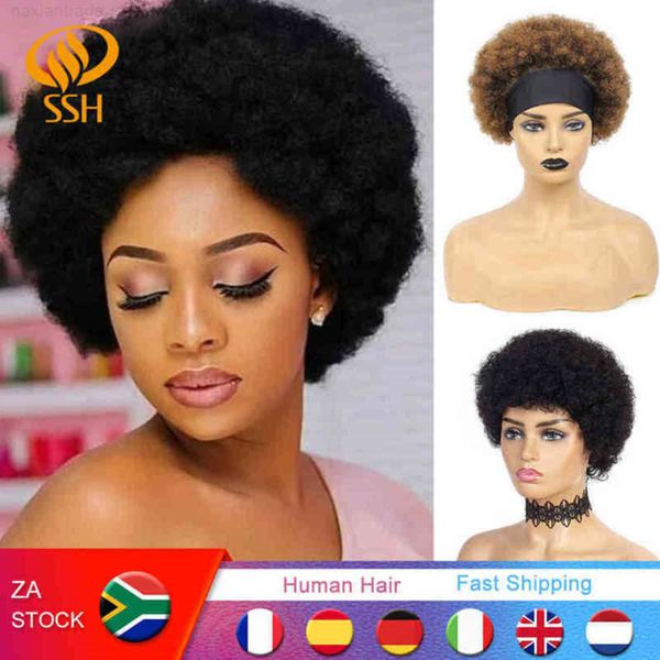 ssh afro kinky curly wig brazilian remy hu hair short 150% density for women black brown color wigs
ssh afro kinky curly wig brazilian remy hu hair short 150% density for women black brown color wigs