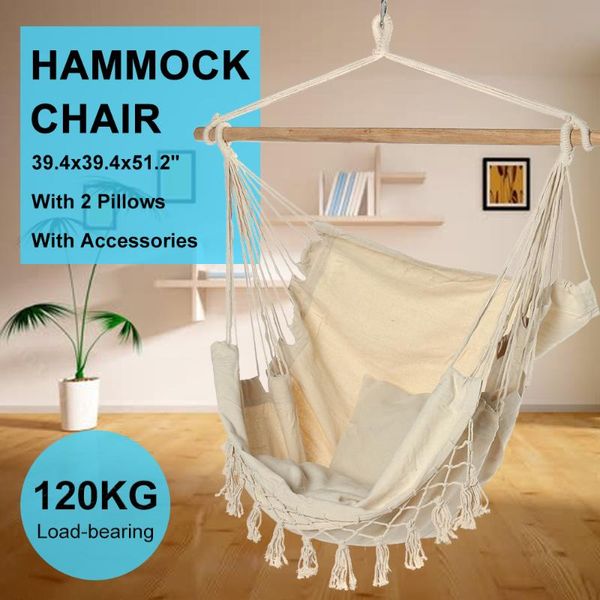 hammock bohemia style hanging fabric camping travel chair swing wooden stick outdoor furniture seating with 2 pillows camp
hammock bohemia style hanging fabric camping travel chair swing wooden stick outdoor furniture seating with 2 pillows camp