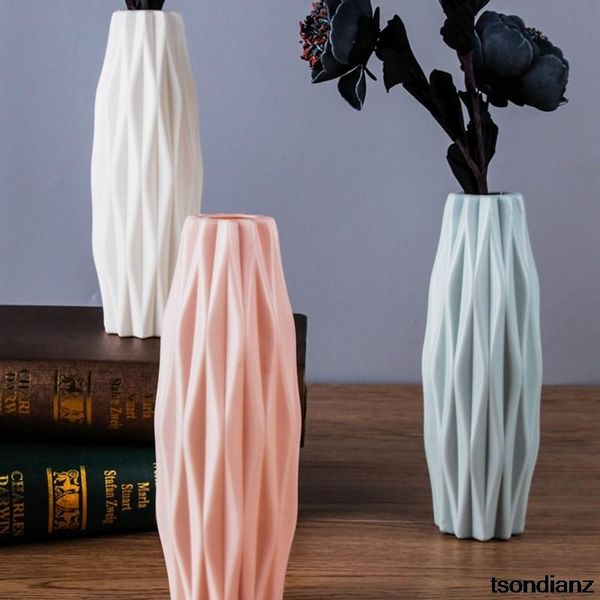 nordic origami plastic vase geometric flower white imitation ceramic pot basket decoration crafts home decor vases
nordic origami plastic vase geometric flower white imitation ceramic pot basket decoration crafts home decor vases