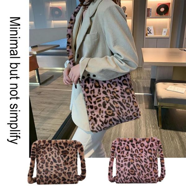 fashion leopard print crossbody handbag women plush soft casual shoulder messenger shopping bag duffel bags
fashion leopard print crossbody handbag women plush soft casual shoulder messenger shopping bag duffel bags