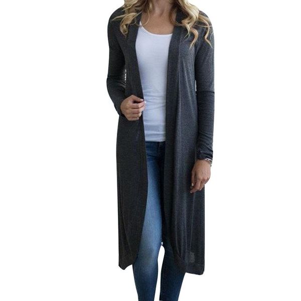 women's jackets ladies casual open front coats autumn loose round neck high hem solid color cardigan, Black;brown
women's jackets ladies casual open front coats autumn loose round neck high hem solid color cardigan, Black;brown
