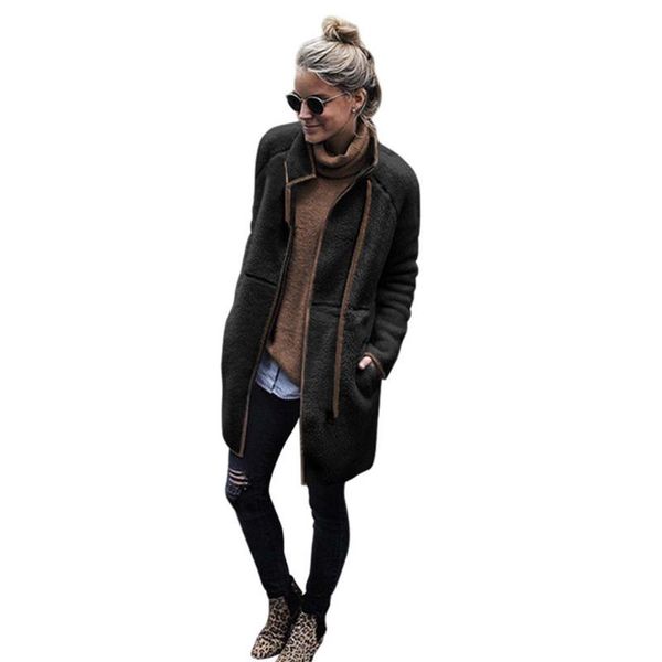 women's jackets fashion womens fluffy fleece jacket coat autumn winter warm long sleeve stand collar cardigans overcoat zip up pocket o, Black;brown
women's jackets fashion womens fluffy fleece jacket coat autumn winter warm long sleeve stand collar cardigans overcoat zip up pocket o, Black;brown